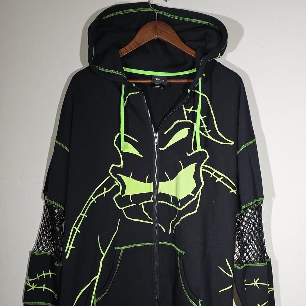 Disney Her Universe Oogie Boogie Hoodie Dress Size L